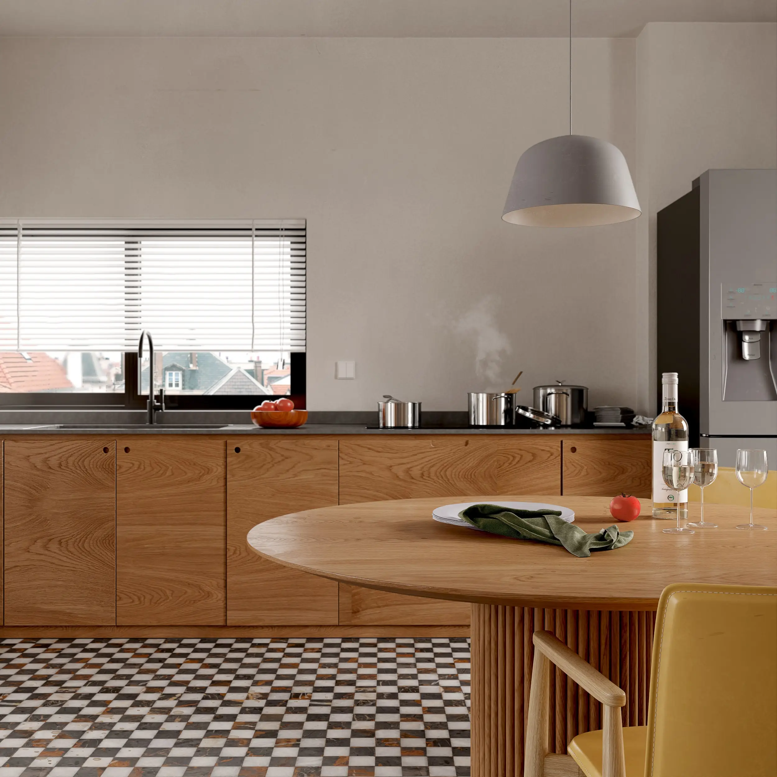 3d render of a house